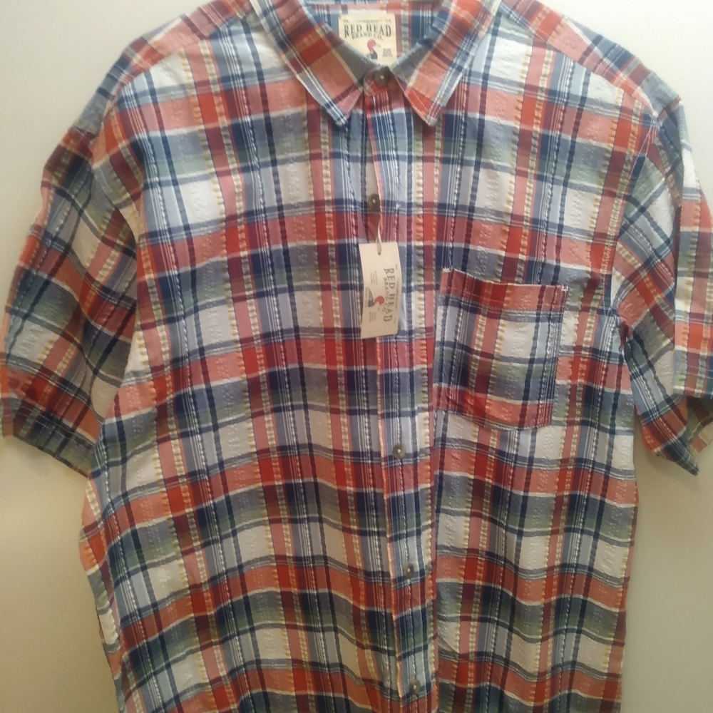 Red Head Plaid Shirt NWT